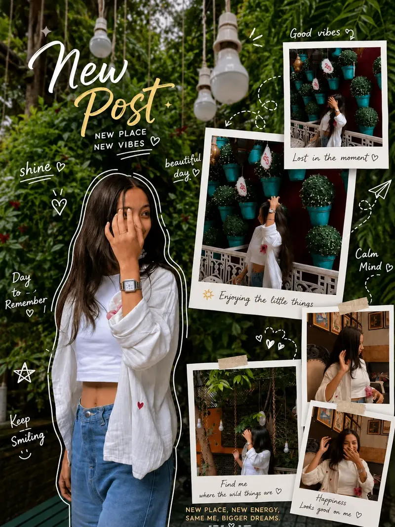 Lifestyle aesthetic style example created with The Aesthetic Creator Kit