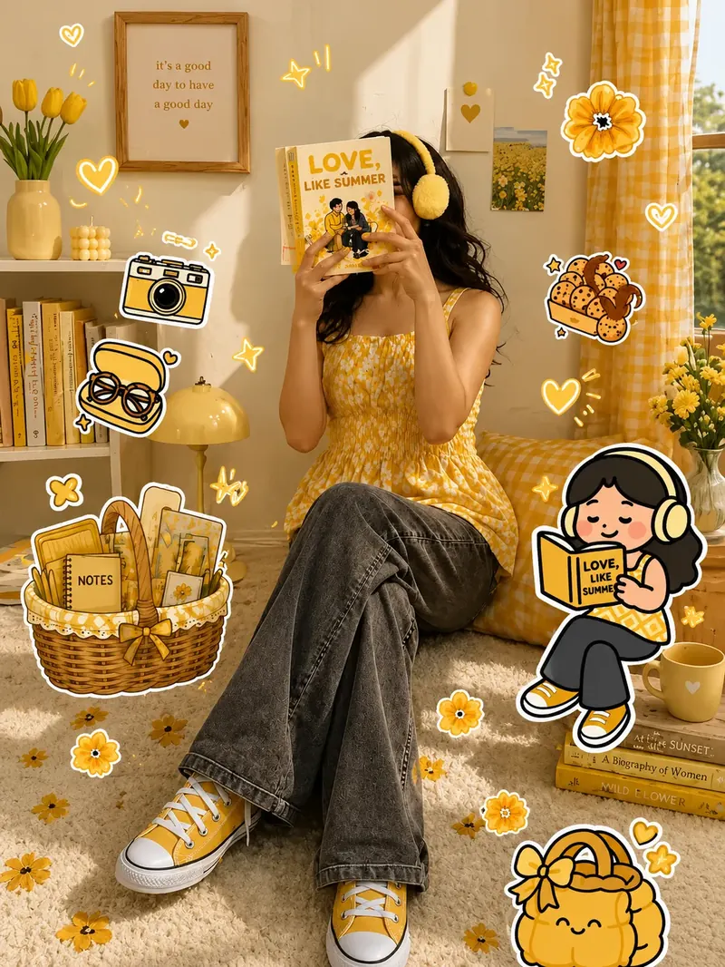 Portrait aesthetic style example created with The Aesthetic Creator Kit