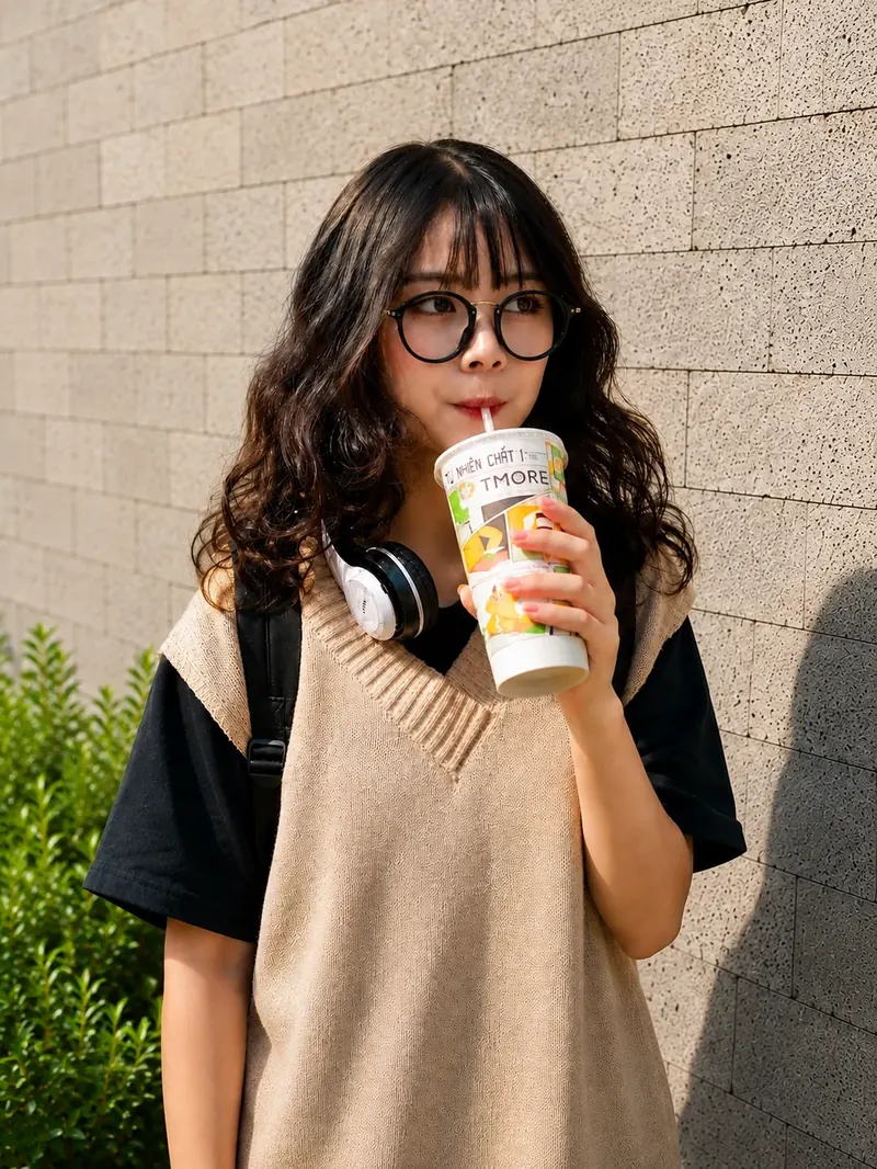 Before: casual everyday outfit photo